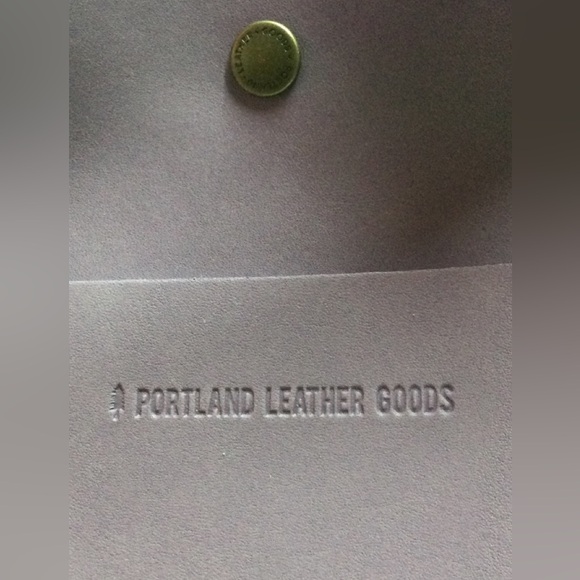 Mini Portland Leather Goods tote bag. Lavender - Picture 6 of 9